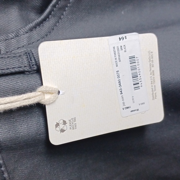 A.n.a  Women's High Rise Flare Dark Rinse Denim BLACK  SZ 26 NWT, 31" Inseam - Picture 7 of 10